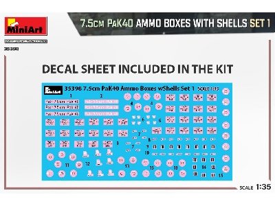7.5cm Pak40 Ammo Boxes With Shells Set 1 - image 2