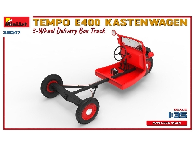 Tempo E400 Kastenwagen 3-wheel Delivery Box Track - image 1