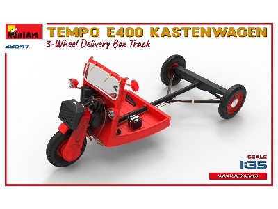 Tempo E400 Kastenwagen 3-wheel Delivery Box Track - image 3