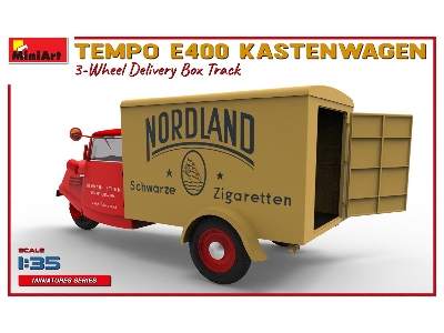 Tempo E400 Kastenwagen 3-wheel Delivery Box Track - image 4