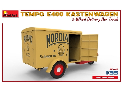 Tempo E400 Kastenwagen 3-wheel Delivery Box Track - image 5