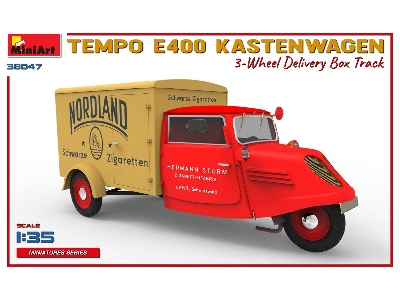 Tempo E400 Kastenwagen 3-wheel Delivery Box Track - image 6