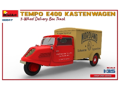 Tempo E400 Kastenwagen 3-wheel Delivery Box Track - image 7