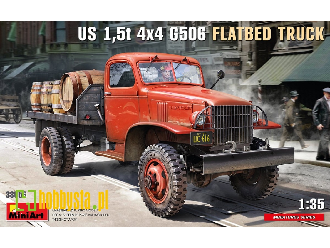 U.S. 1,5t 4&#215;4 G506 Flatbed Truck - image 1