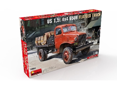 U.S. 1,5t 4&#215;4 G506 Flatbed Truck - image 2