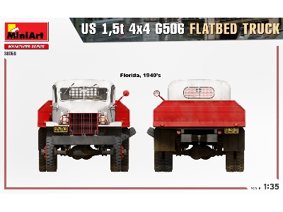 U.S. 1,5t 4&#215;4 G506 Flatbed Truck - image 9
