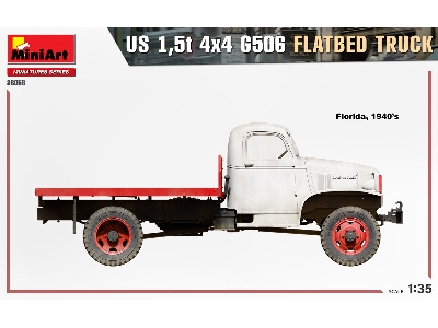 U.S. 1,5t 4&#215;4 G506 Flatbed Truck - image 10