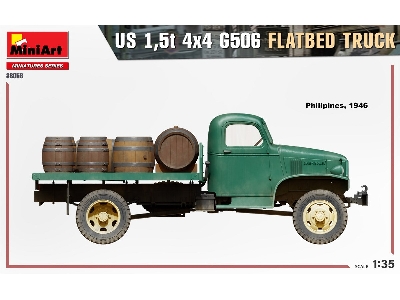 U.S. 1,5t 4&#215;4 G506 Flatbed Truck - image 12