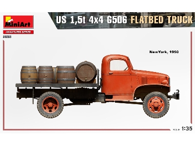 U.S. 1,5t 4&#215;4 G506 Flatbed Truck - image 14