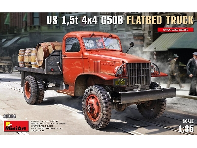 U.S. 1,5t 4&#215;4 G506 Flatbed Truck - image 32