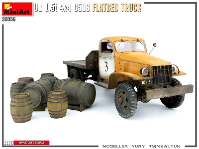 U.S. 1,5t 4&#215;4 G506 Flatbed Truck - image 33