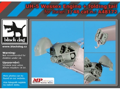 Uh-5 Wessex Engine + Folding Tail For Italeri - image 1