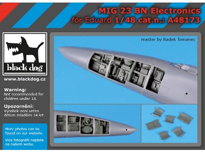 Mig 23 Bn Electronic For Eduard - image 1