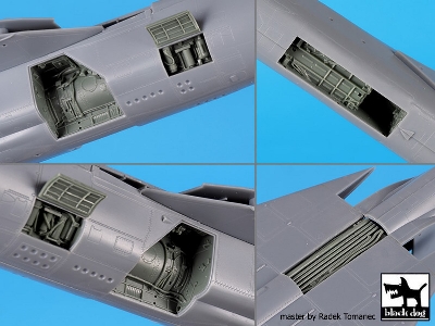 Mig 23 Bn Wheel Bays+spine For Eduard - image 2