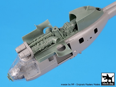 As 332 Super Puma Engine + Radar For Italeri - image 5