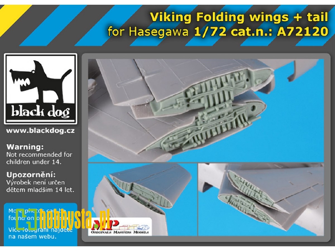 Viking Folding Wings And Tail For Hasegawa - image 1 Viking Folding Wings And Tail For Hasegawa - image 1