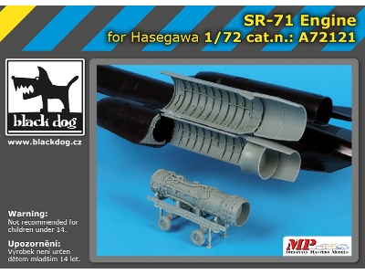 Sr-71 Engine For Hasegawa - image 1