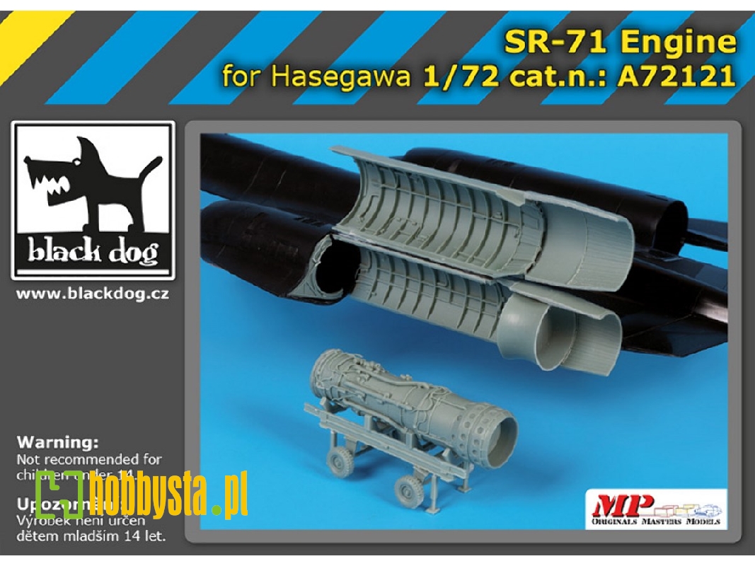 Sr-71 Engine For Hasegawa - image 1