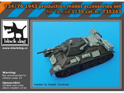 T34/76 1943 Production Model Accessories Set For Tamiya - image 1