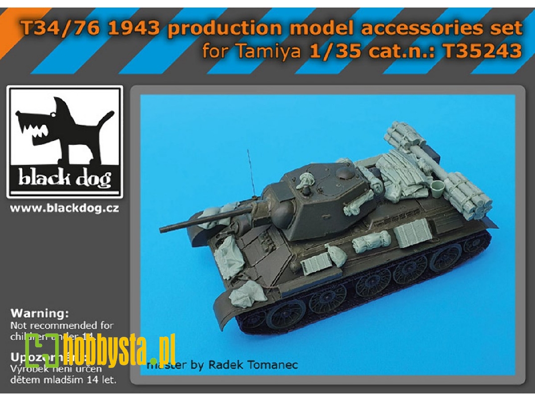 T34/76 1943 Production Model Accessories Set For Tamiya - image 1