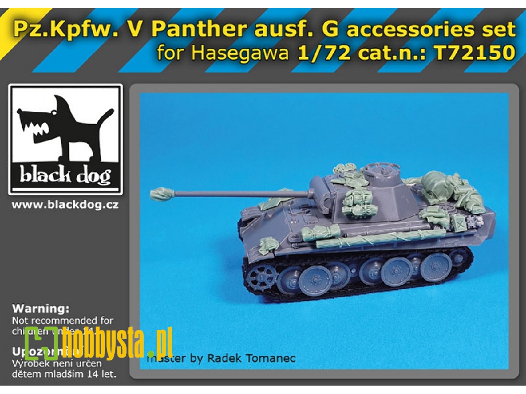 Pz.Kpfw V Panther Ausf G Accessories Set For Hasegawa - image 1
