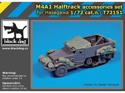 M4a1 Halftrack Accessories For Hasegawa - image 1