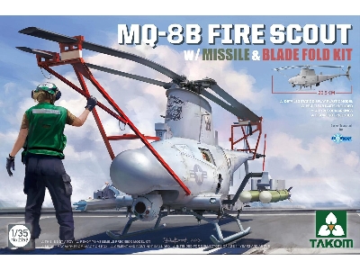 MQ-8B Fire Scout w/missile and blade fold kit - image 1