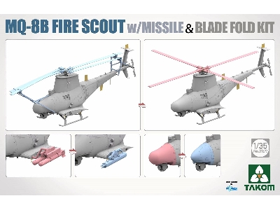 MQ-8B Fire Scout w/missile and blade fold kit - image 2