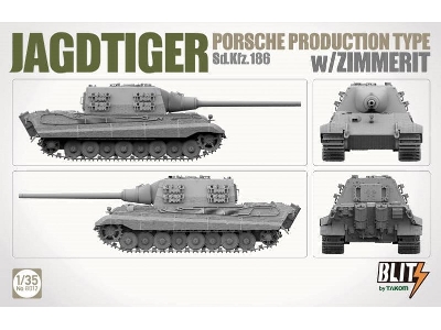 Jagdtiger Sd.Kfz. 186 Porsche production type w/Zimmerit - image 2