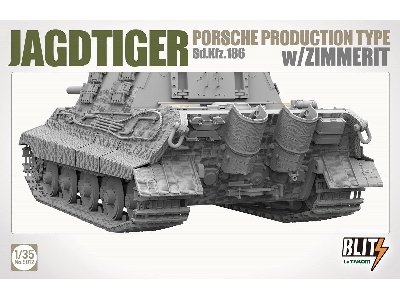 Jagdtiger Sd.Kfz. 186 Porsche production type w/Zimmerit - image 4