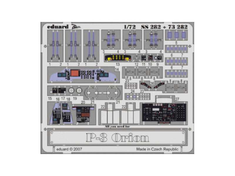 P-3 interior S. A. 1/72 - Hasegawa - image 1