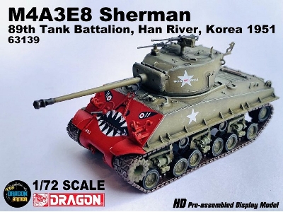 M4a3e8 Sherman 89th Tank Battalion, Han River, Korea 1951 - image 1