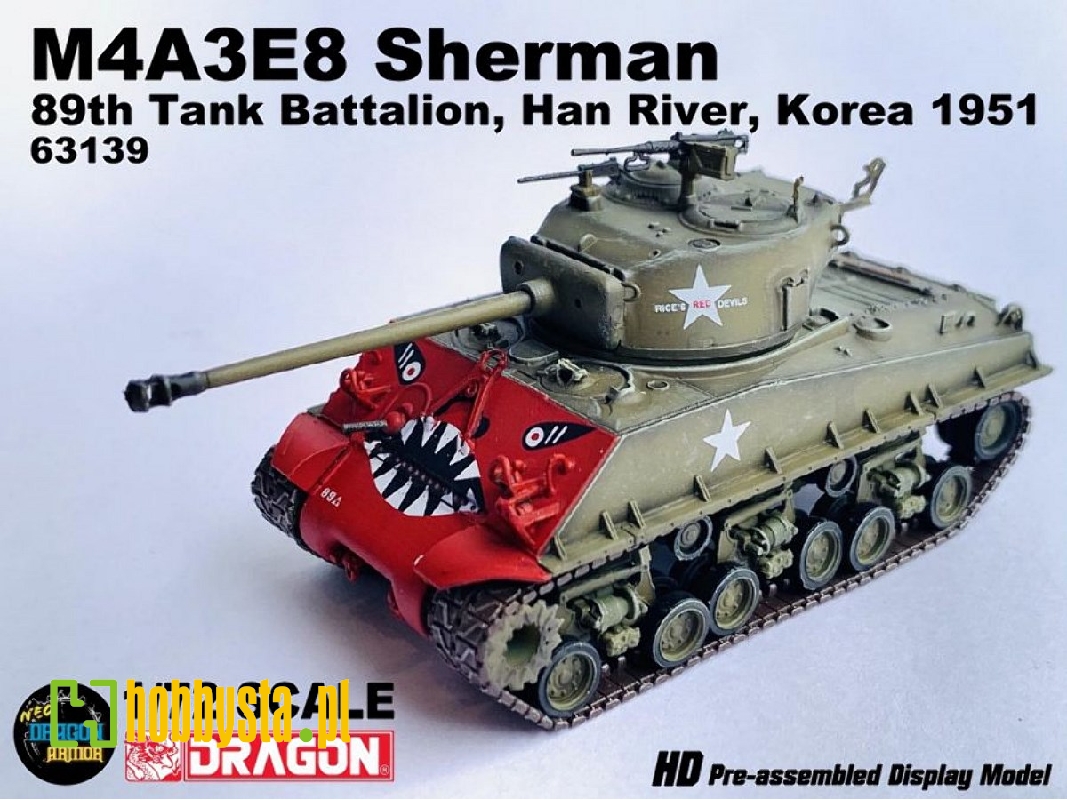 M4a3e8 Sherman 89th Tank Battalion, Han River, Korea 1951 - image 1