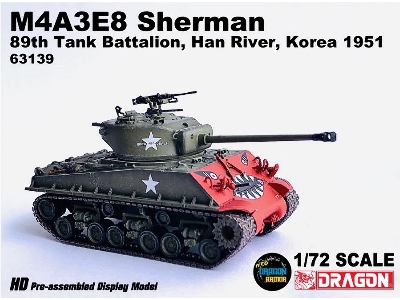 M4a3e8 Sherman 89th Tank Battalion, Han River, Korea 1951 - image 2