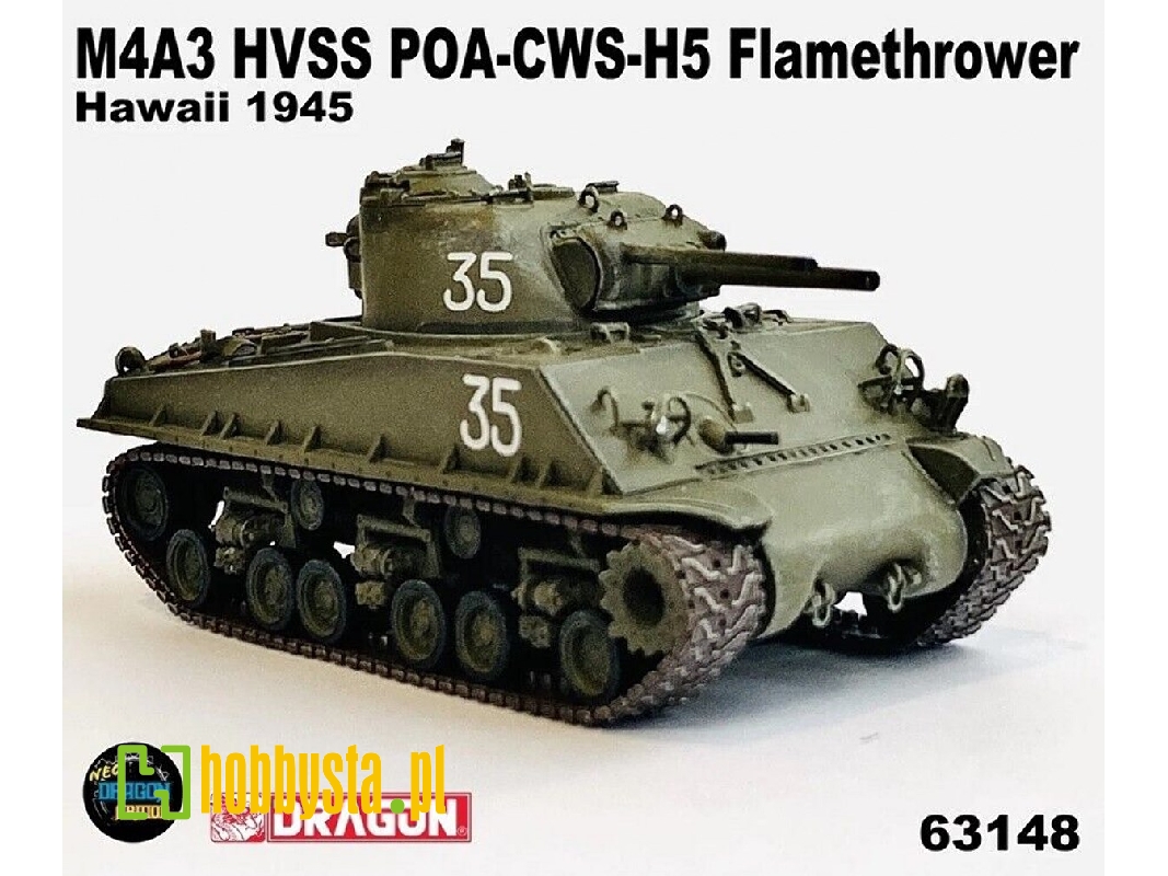 M4a3 Hvss Poa-cws-h5 Flamethrower Hawaii 1945 - image 1