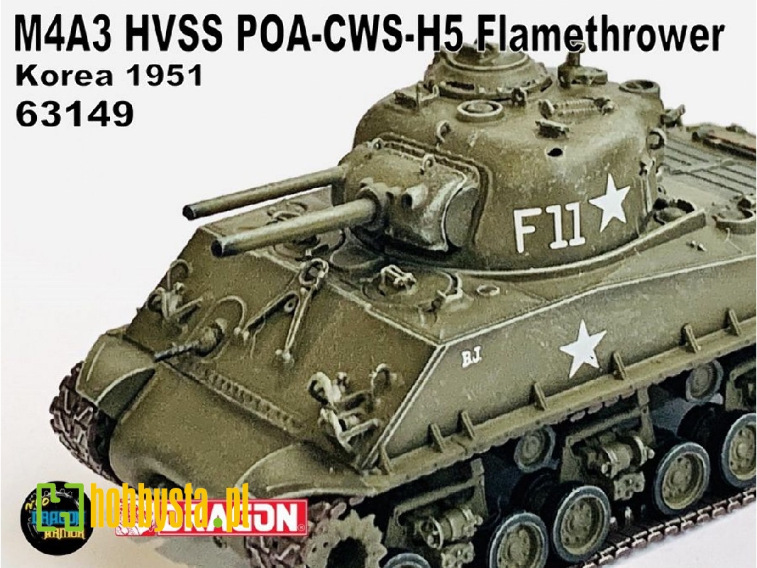 M4a3 Hvss Poa-cws-h5 Flamethrower Korea 1951 - image 1