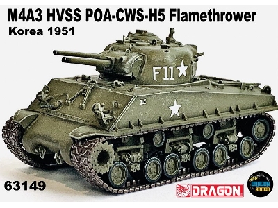 M4a3 Hvss Poa-cws-h5 Flamethrower Korea 1951 - image 2