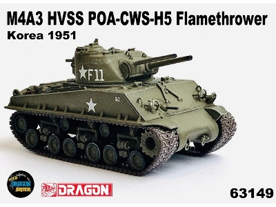 M4a3 Hvss Poa-cws-h5 Flamethrower Korea 1951 - image 3