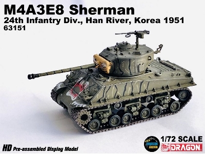 M4a3e8 Sherman 24th Infantry Div., Han River, Korea 1951 - image 4