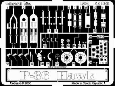 P-36 1/48 - Academy Minicraft - - image 1