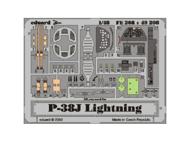 P-38J 1/48 - Hasegawa - - image 1