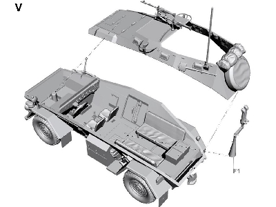 German armored car Sd.Kfz 247 Ausf. B from MG 34 - image 6