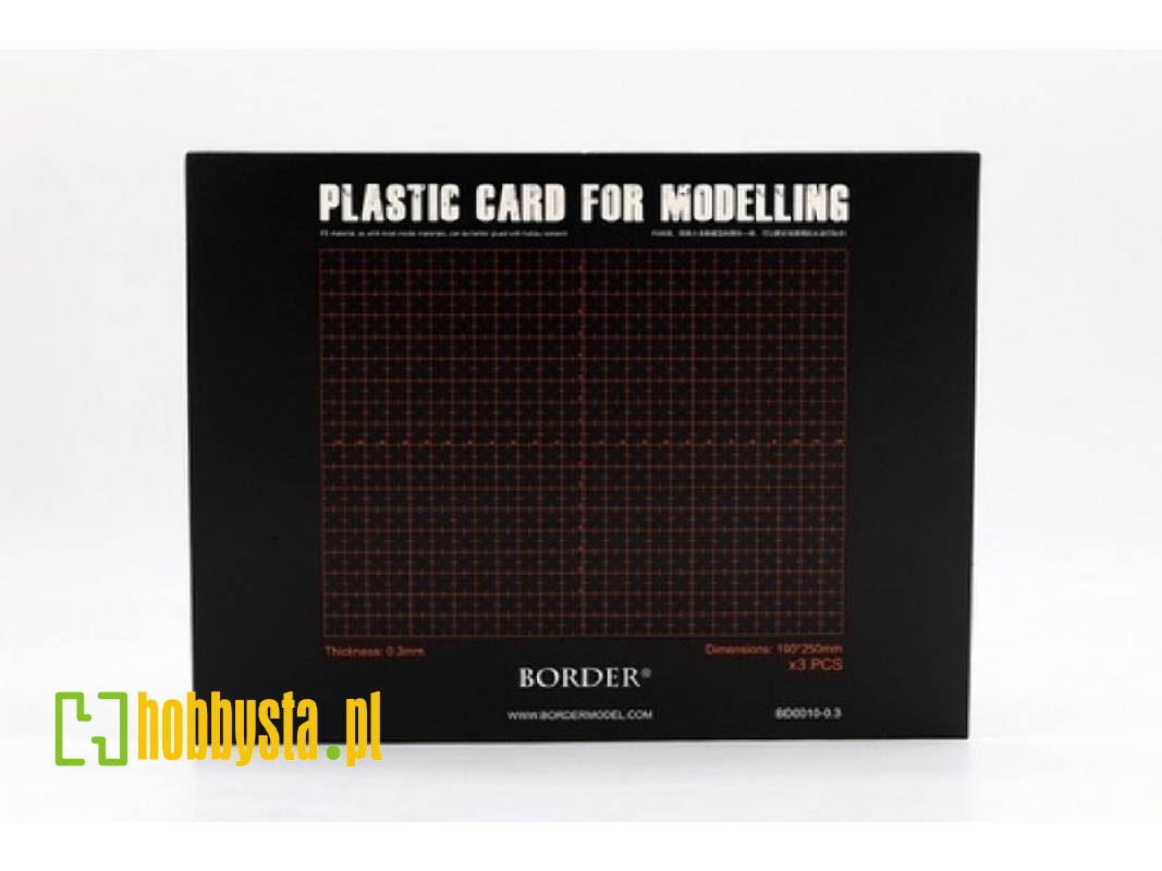 Plastic Card For Modelling 0,3mm (3 Pcs.) - image 1