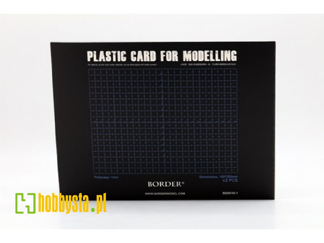 Plastic Card For Modelling 1mm (3 Pcs.) - image 1