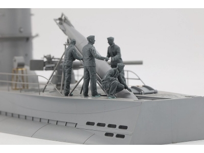 German Submarines & Commanders Loading 5 Pcs Resin Figures - image 5