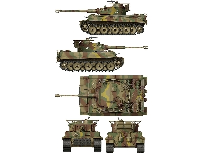 Ija Tiger I W/Resin Tank Commander - image 3