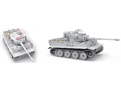 Ija Tiger I W/Resin Tank Commander - image 4