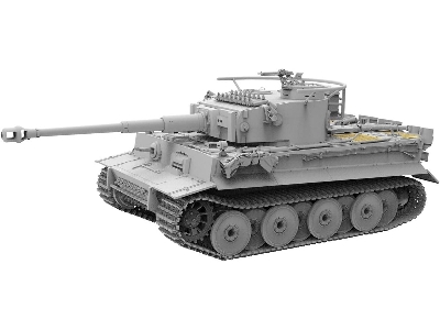 Ija Tiger I W/Resin Tank Commander - image 5