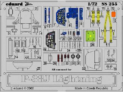 P-38J 1/72 - Academy Minicraft - image 2