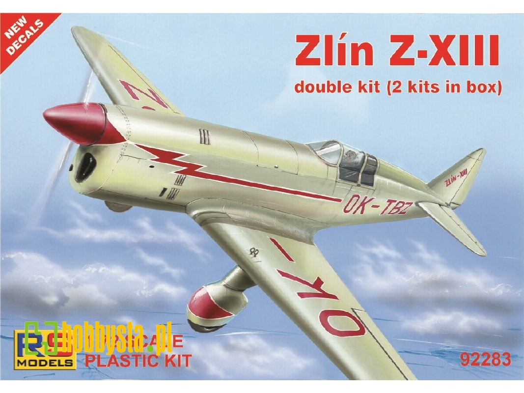 Zlin Z-xiii - Double Kit (2 Kits In Box) - image 1